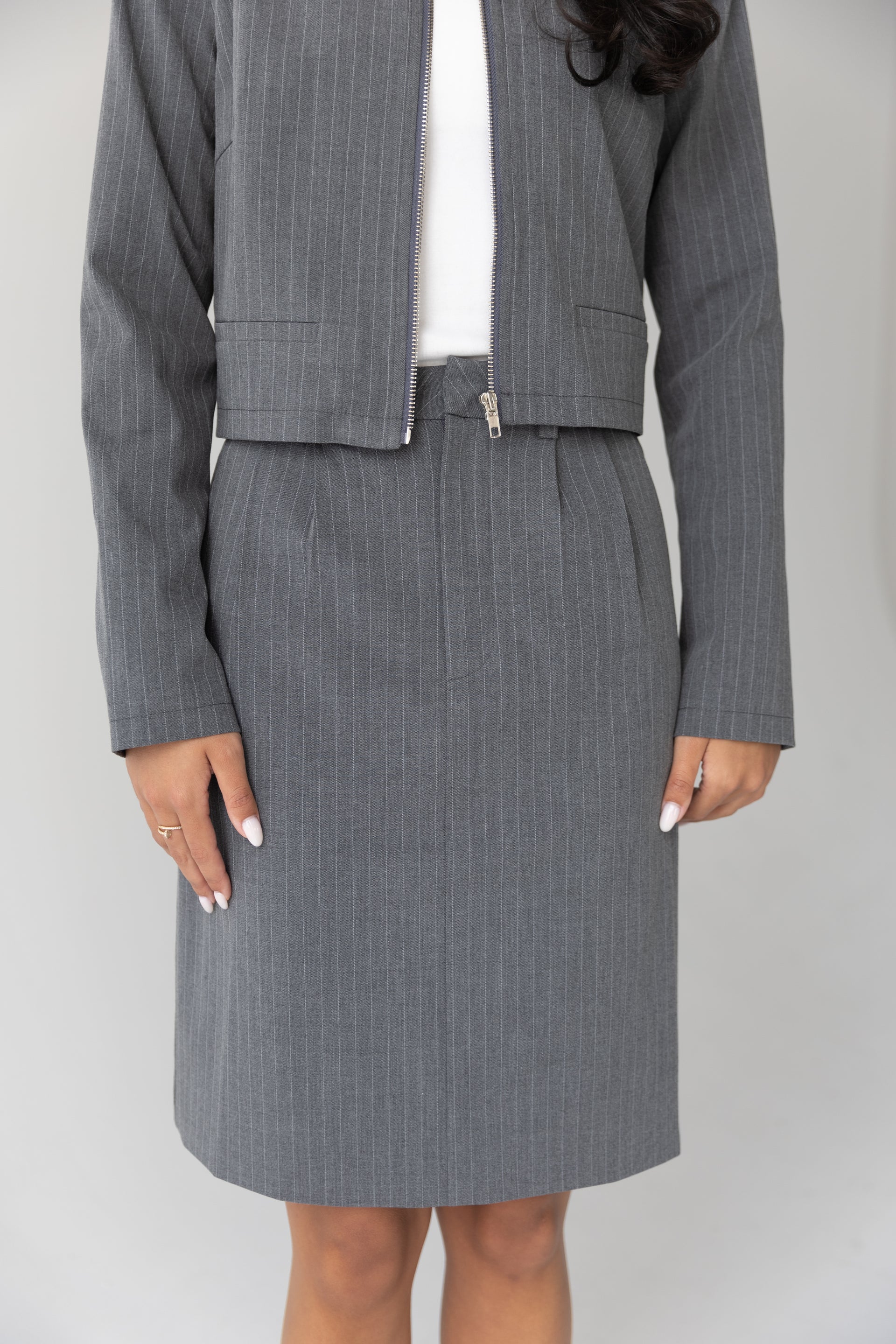 The Pinstripe Archive Skirt